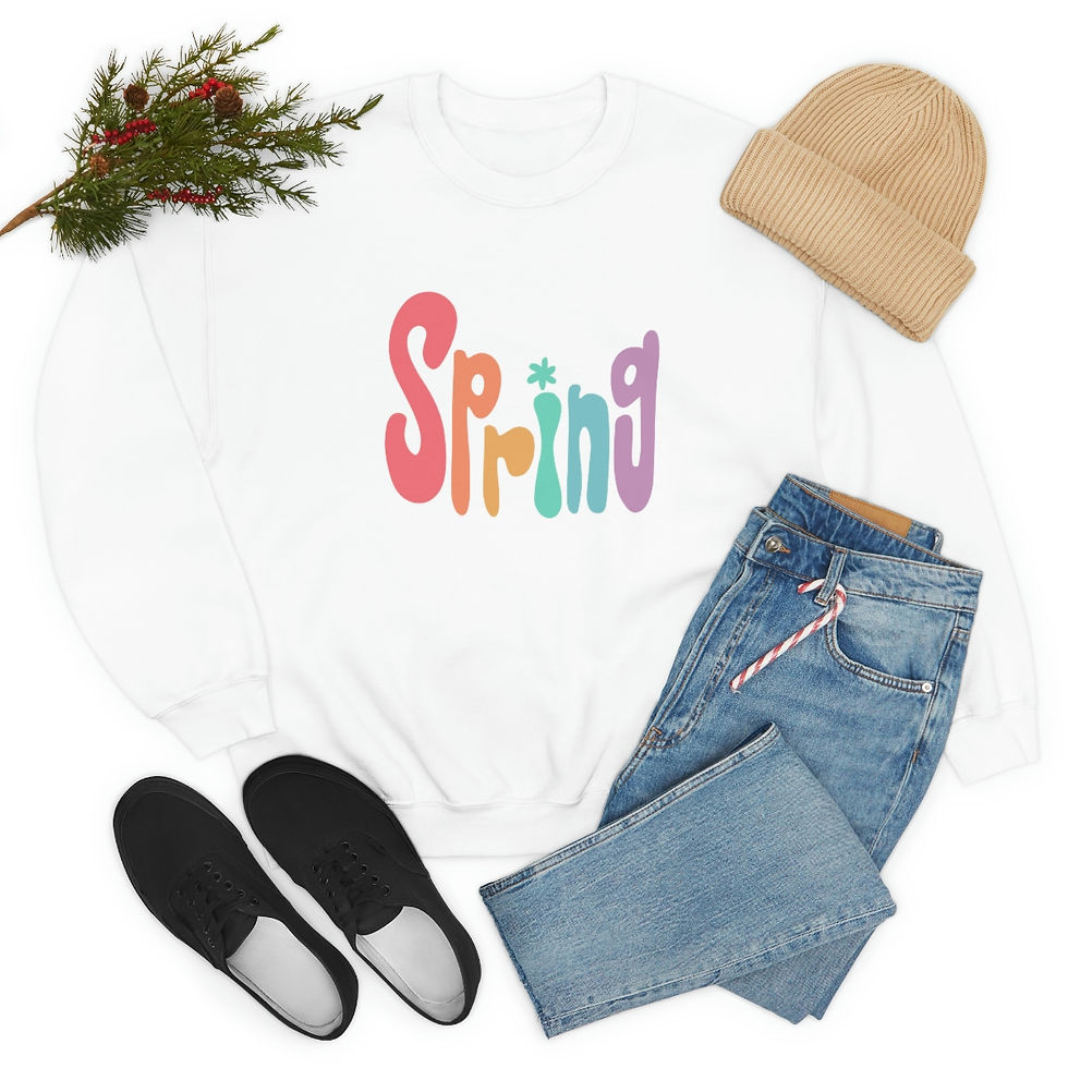 Thumbnail: Unisex Hippie Spring Heavy Blend™ Crewneck Sweatshirt