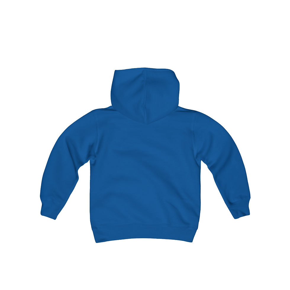 Thumbnail: Youth Grim Grinning Ghosts Heavy Blend Hooded Sweatshirt