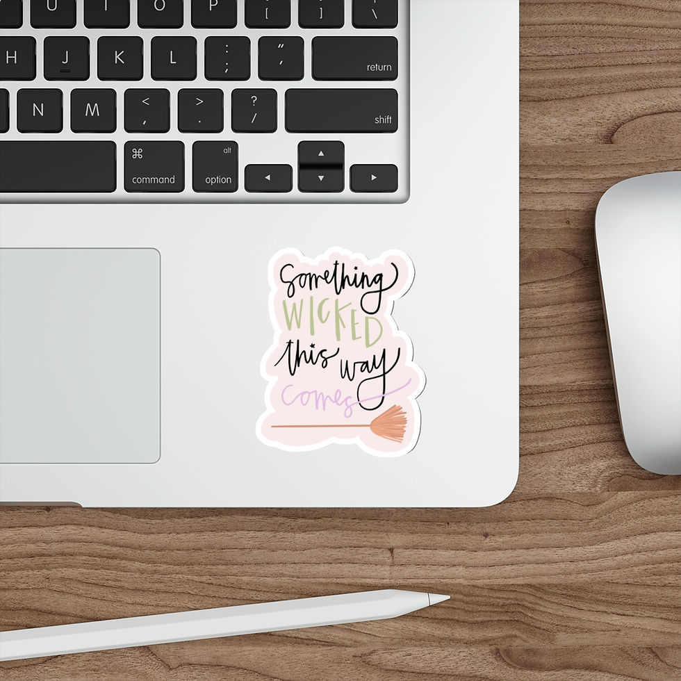 Thumbnail: Something Wicked This Way Comes Die-Cut Stickers