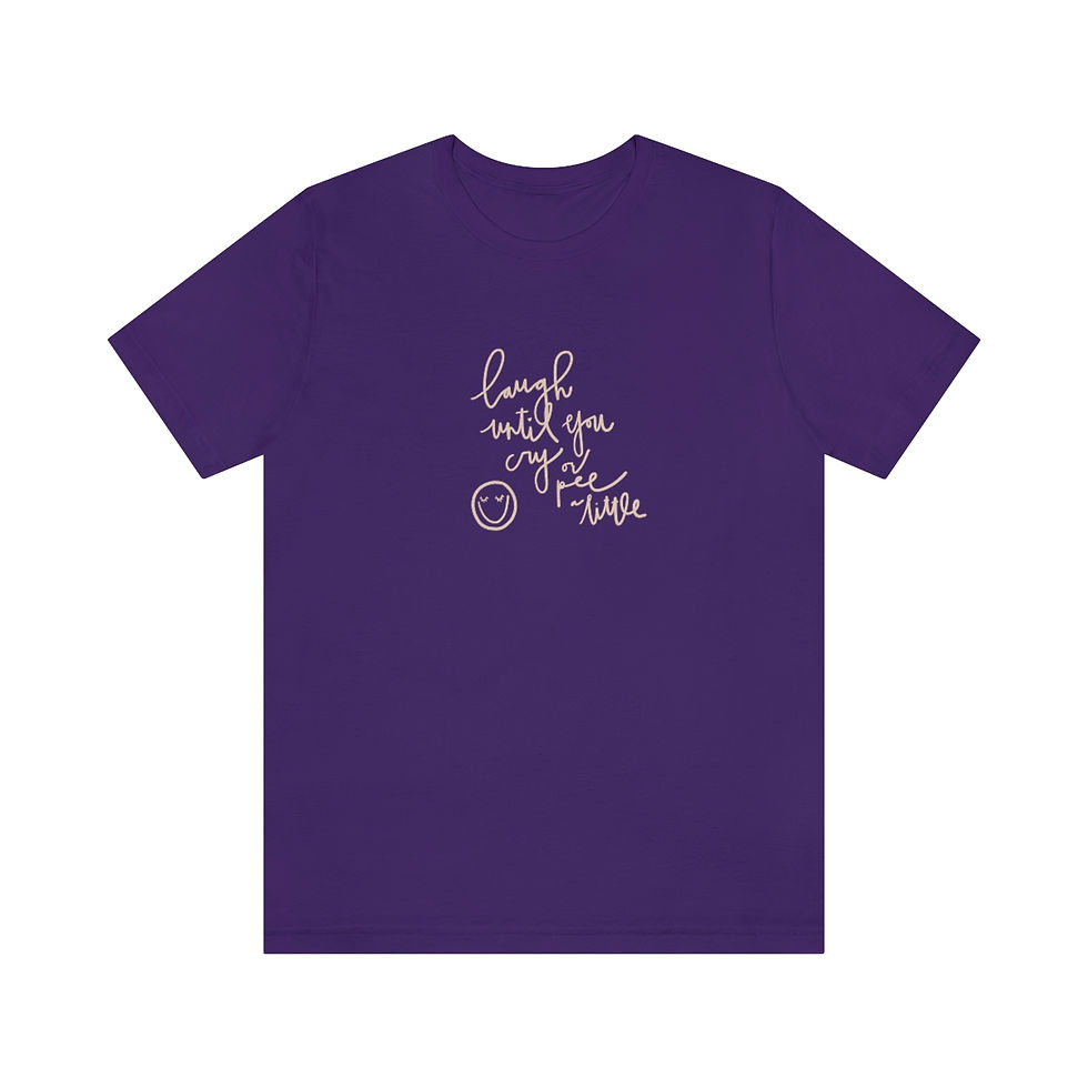 Thumbnail: Unisex Laugh Until... Jersey Short Sleeve Tee