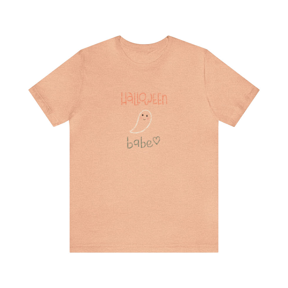 Thumbnail: Unisex Halloween Babe Jersey Short Sleeve Tee