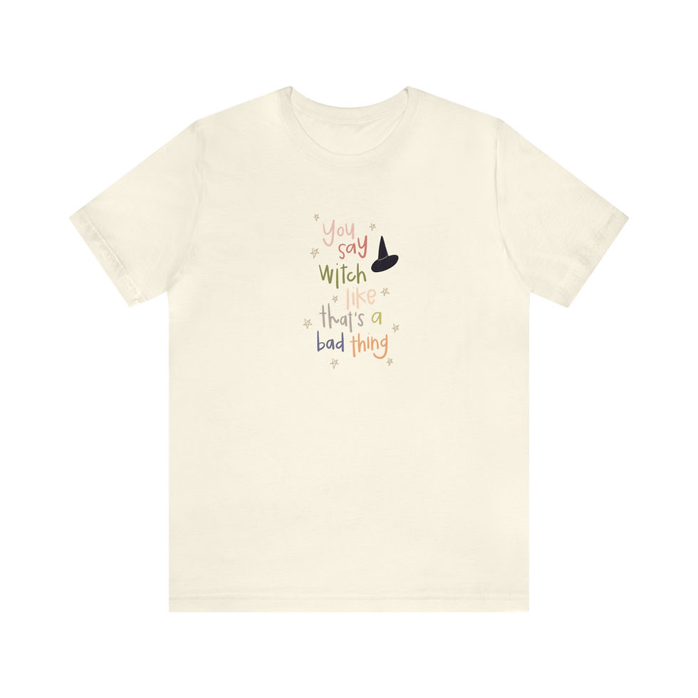 Thumbnail: Unisex You Say Witch... Jersey Short Sleeve Tee