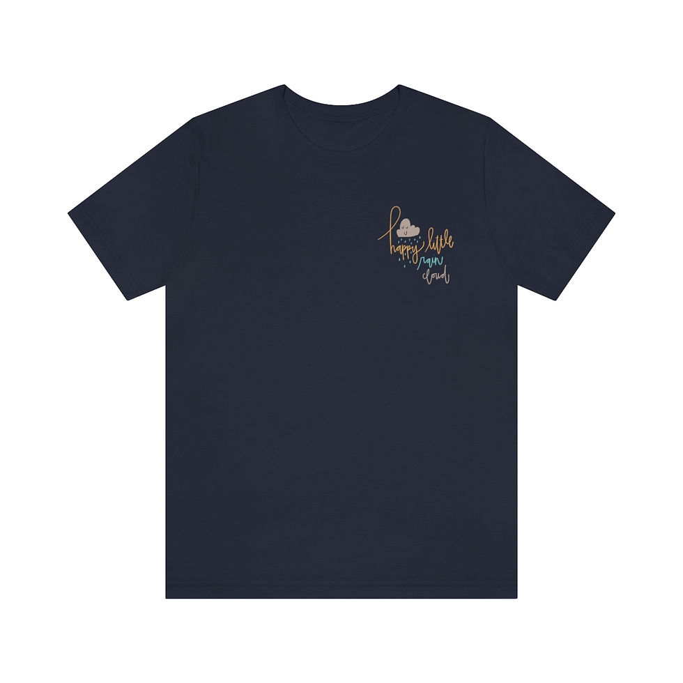 Thumbnail: Unisex Happy Cloud Jersey Short Sleeve Tee