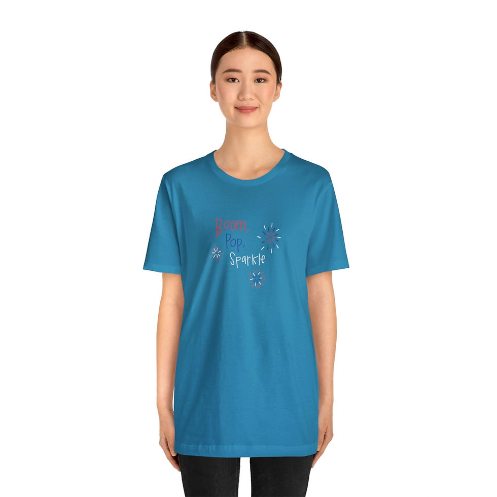 Thumbnail: Unisex Boom Pop Sparkle Jersey Short Sleeve Tee