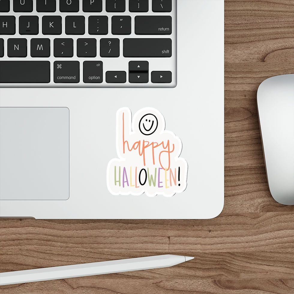 Thumbnail: Happy Halloween Die-Cut Stickers