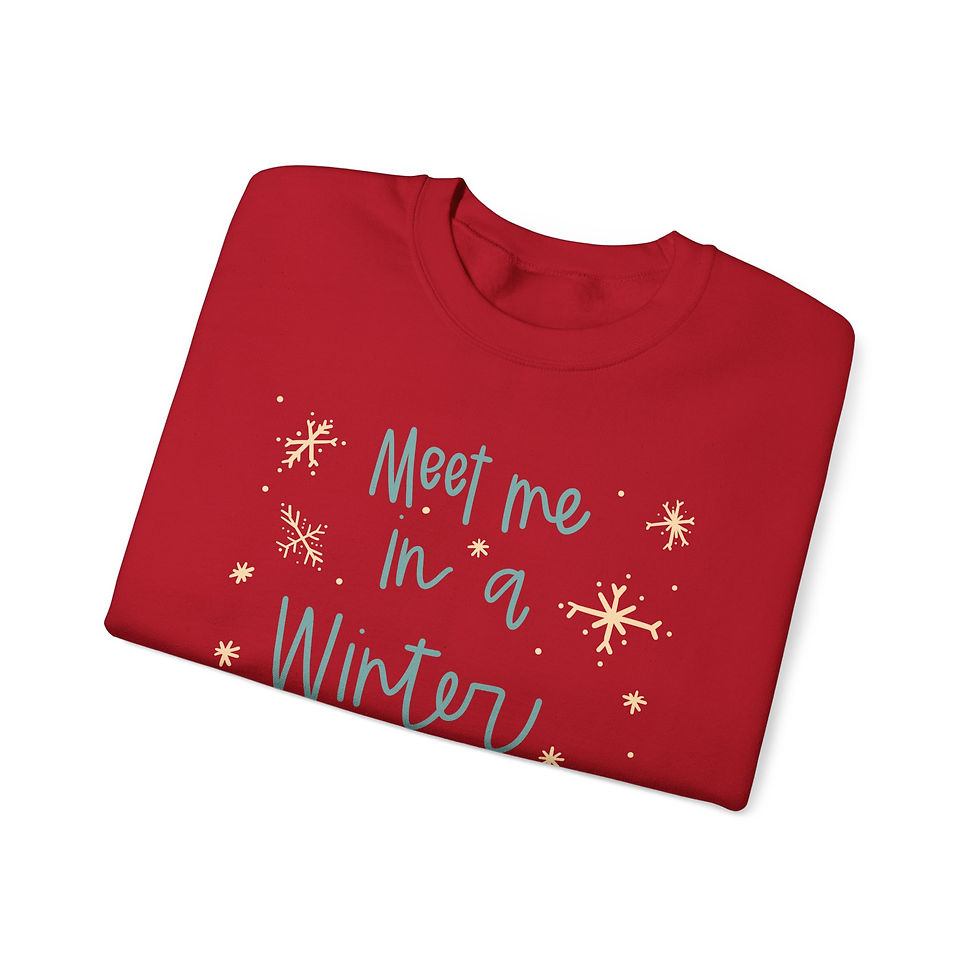 Thumbnail: Winter Wonderland Crewneck Sweatshirt – Cozy Unisex Holiday Sweater
