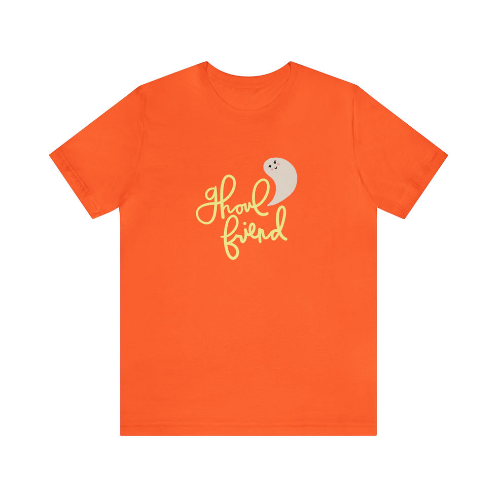 Thumbnail: Unisex Ghoul Friend Jersey Short Sleeve Tee
