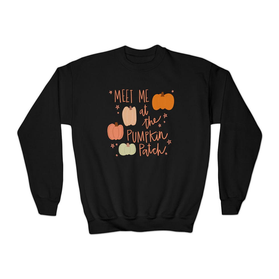 Thumbnail: Youth Pumpkin Patch Crewneck Sweatshirt