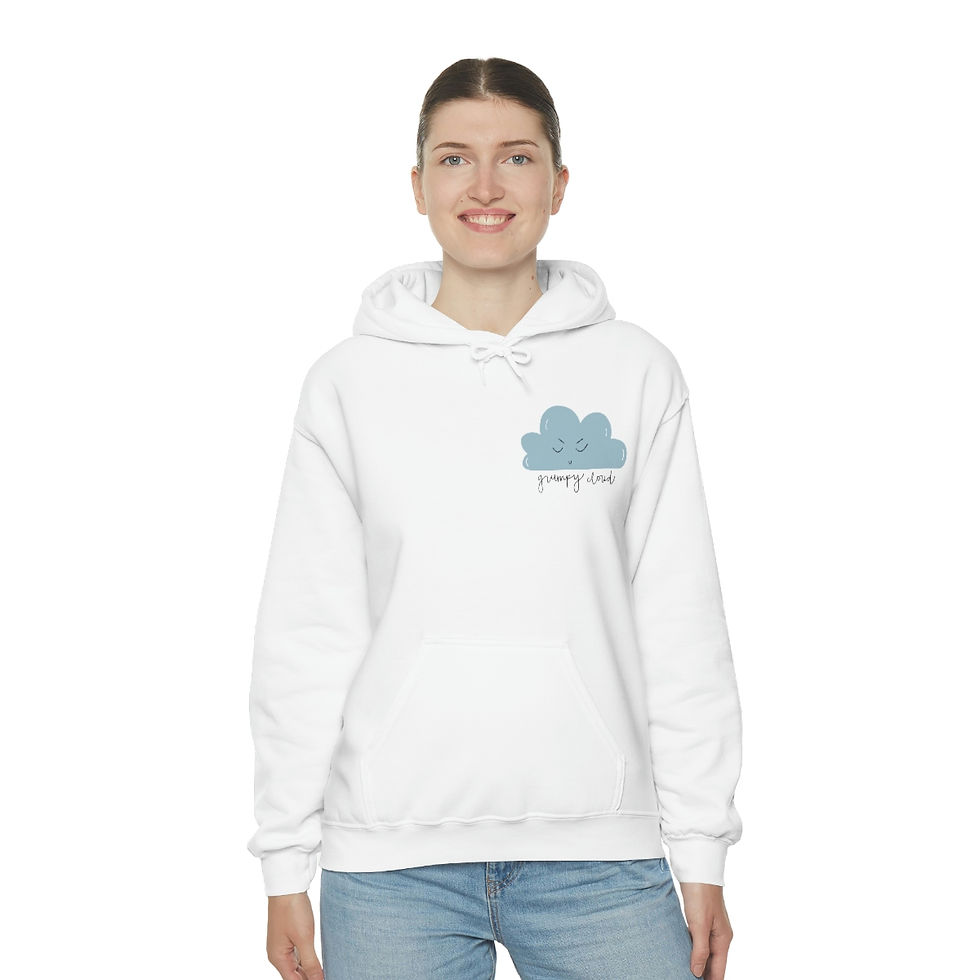 Thumbnail: Unisex Grumpy Cloud Heavy Blend™ Hooded Sweatshirt