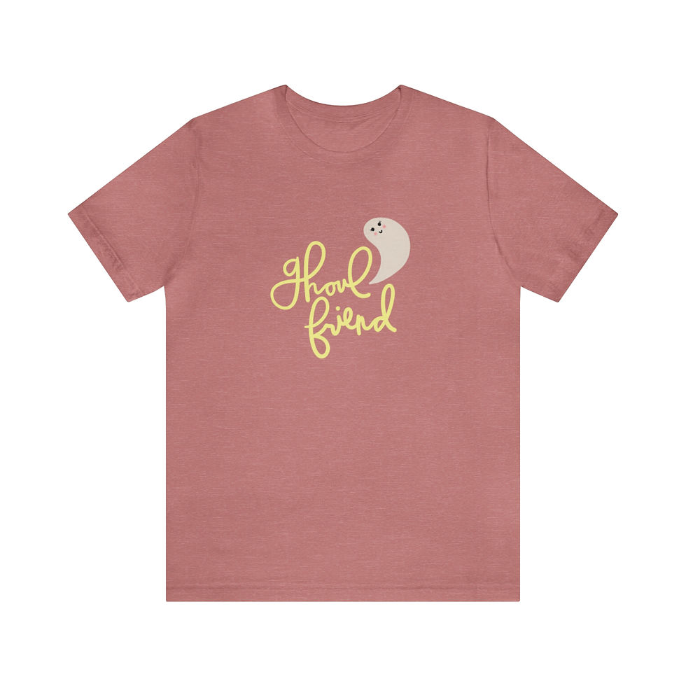 Thumbnail: Unisex Ghoul Friend Jersey Short Sleeve Tee