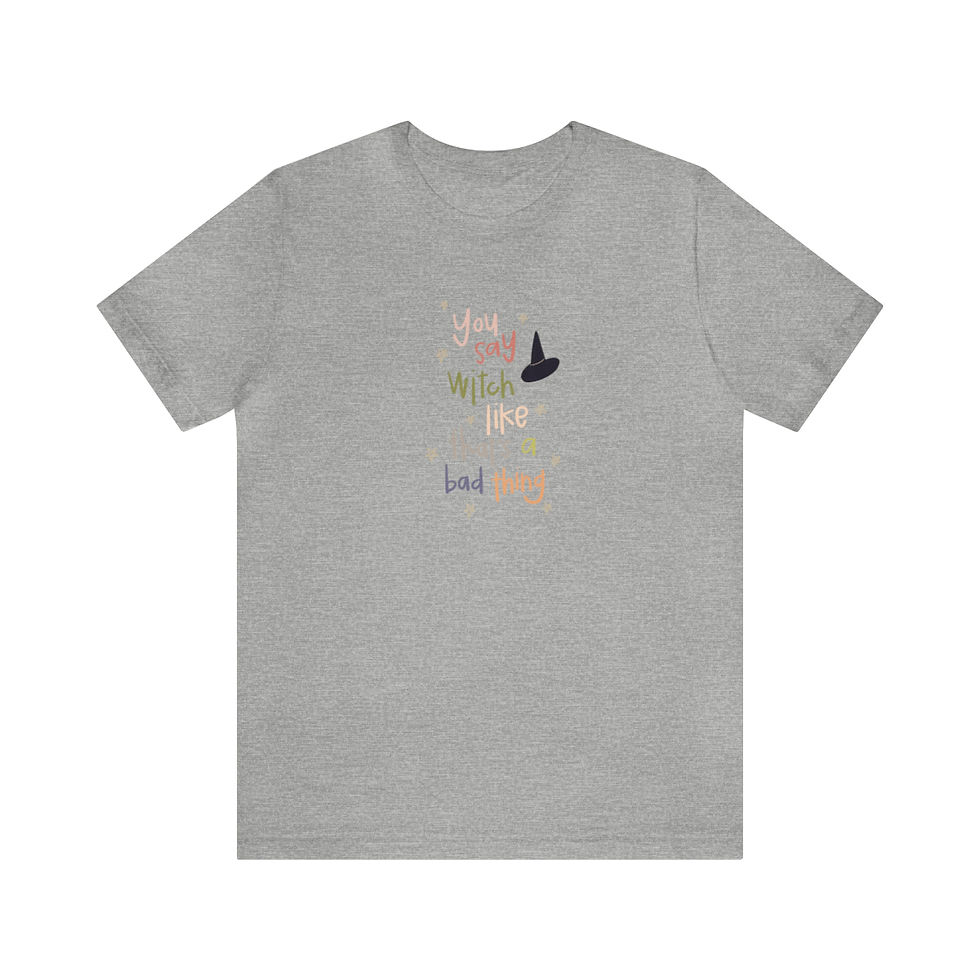 Thumbnail: Unisex You Say Witch... Jersey Short Sleeve Tee
