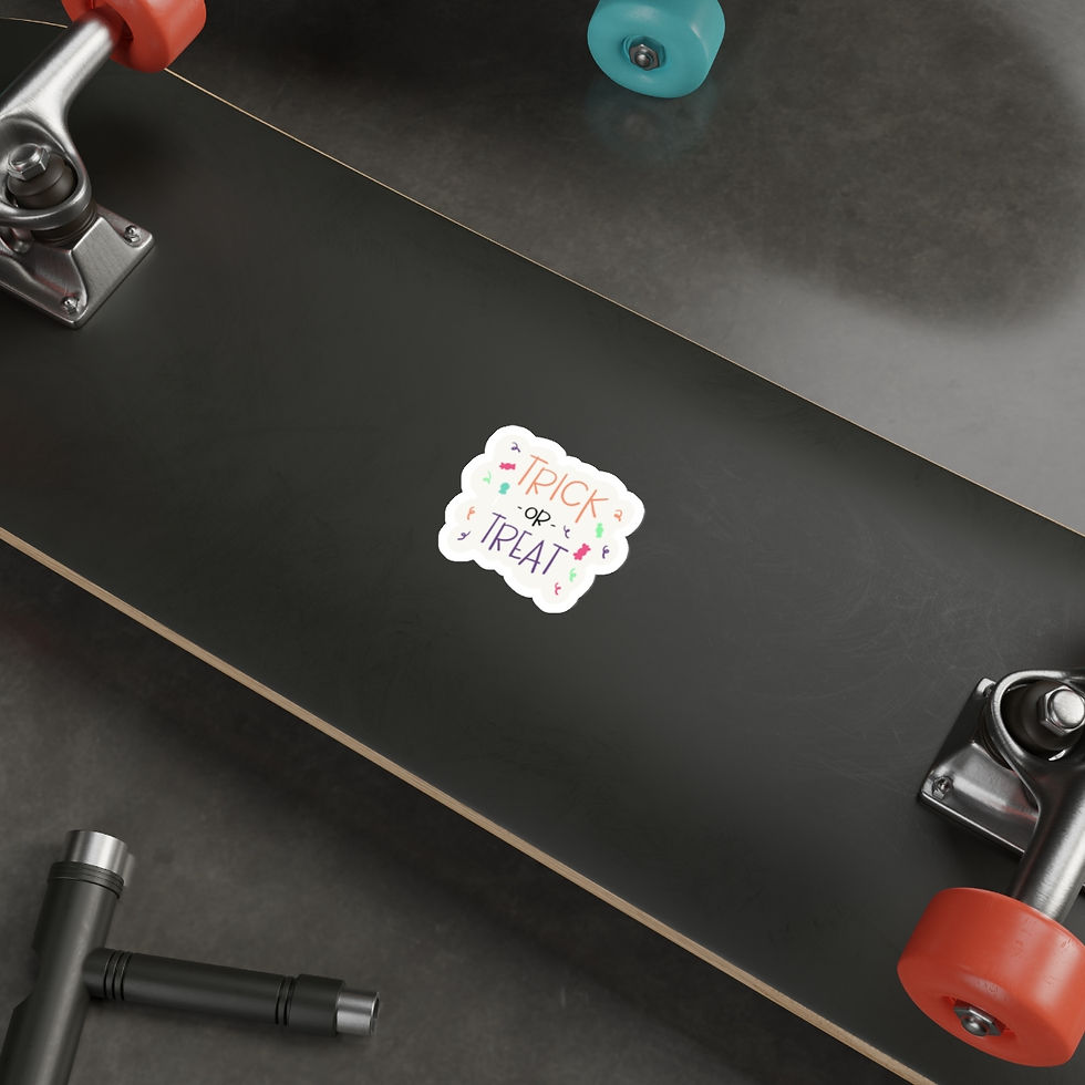 Thumbnail: Skinny Trick or Treat Die-Cut Stickers