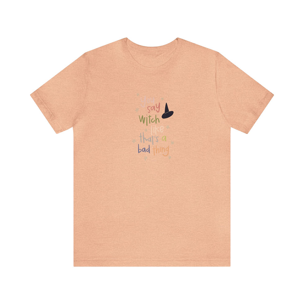 Thumbnail: Unisex You Say Witch... Jersey Short Sleeve Tee