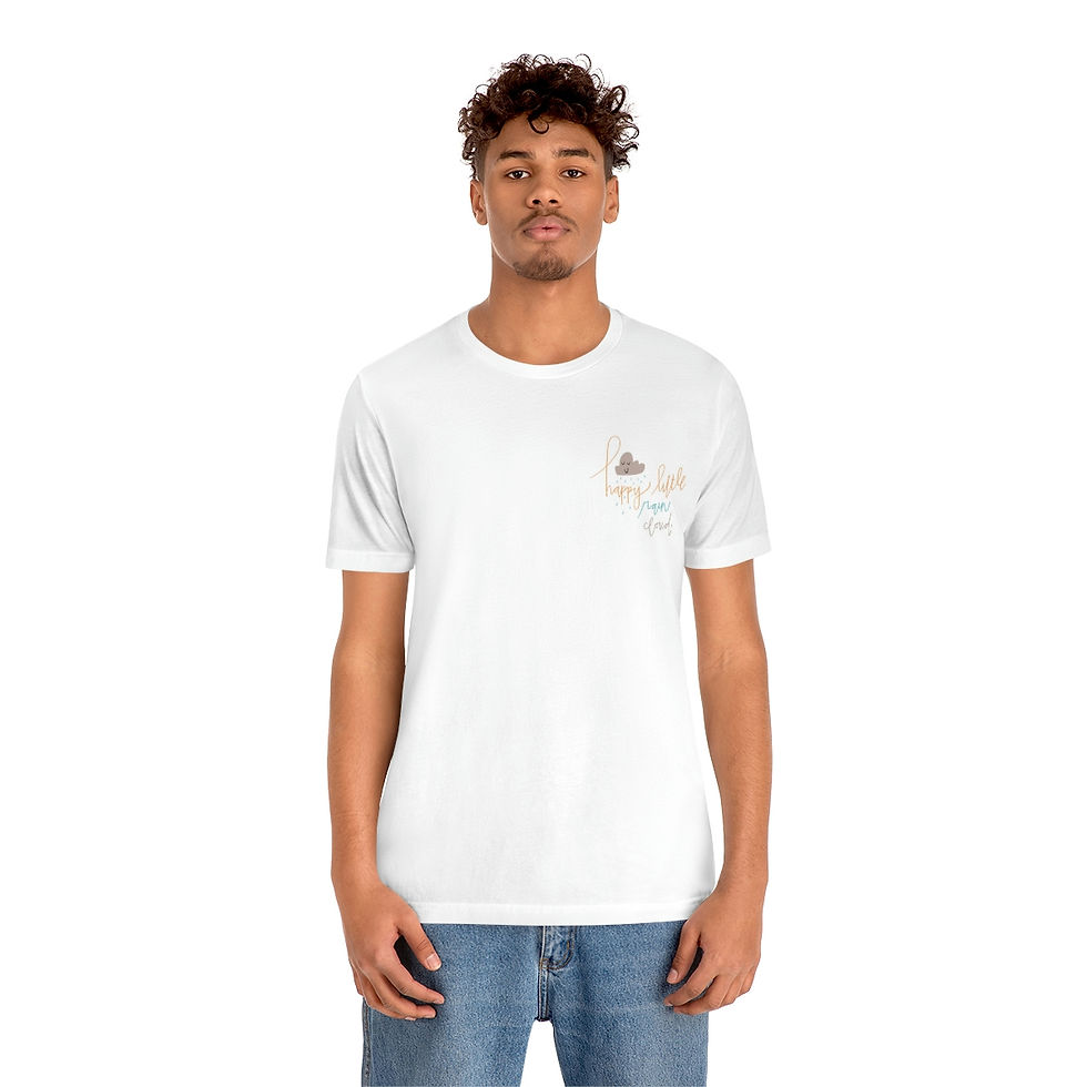 Thumbnail: Unisex Happy Cloud Jersey Short Sleeve Tee