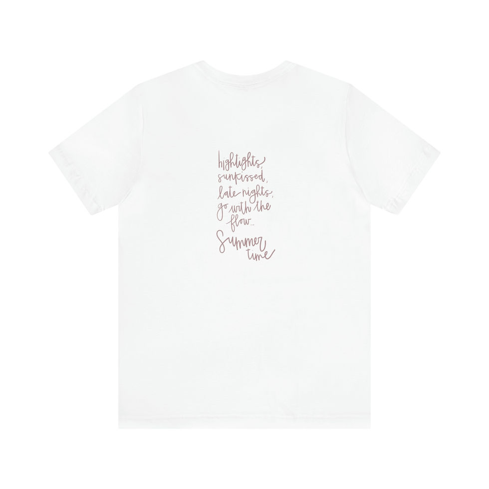 Thumbnail: Unisex Summer Chic Jersey Short Sleeve Tee
