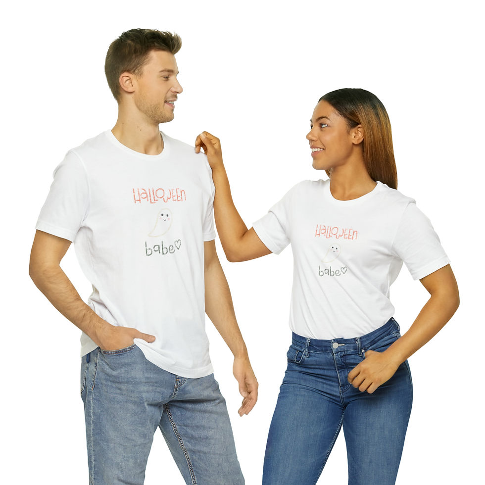 Thumbnail: Unisex Halloween Babe Jersey Short Sleeve Tee