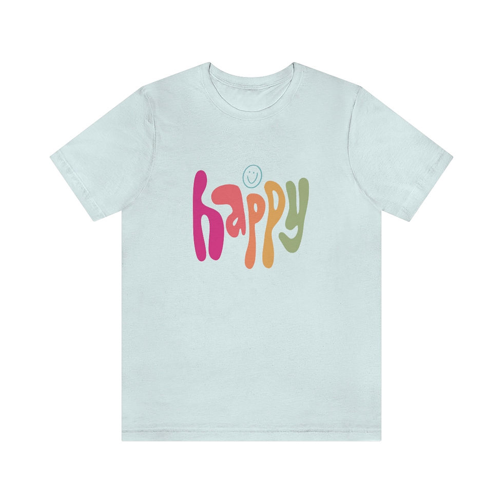 Thumbnail: Unisex Hippie Happy Jersey Short Sleeve Tee