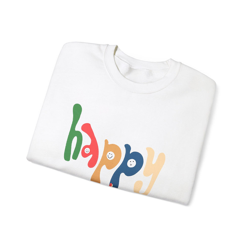 Thumbnail: Happy Christmas Unisex Crewneck Sweatshirt