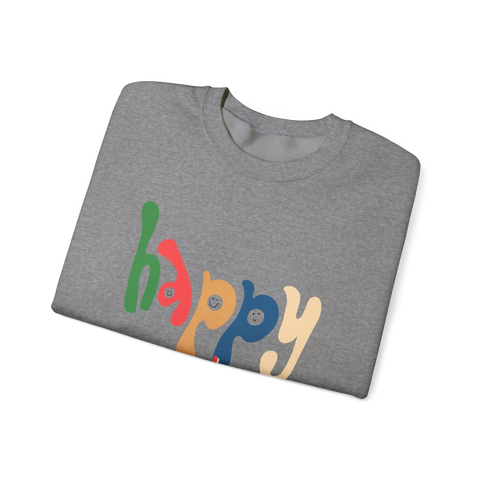 Thumbnail: Happy Christmas Unisex Crewneck Sweatshirt