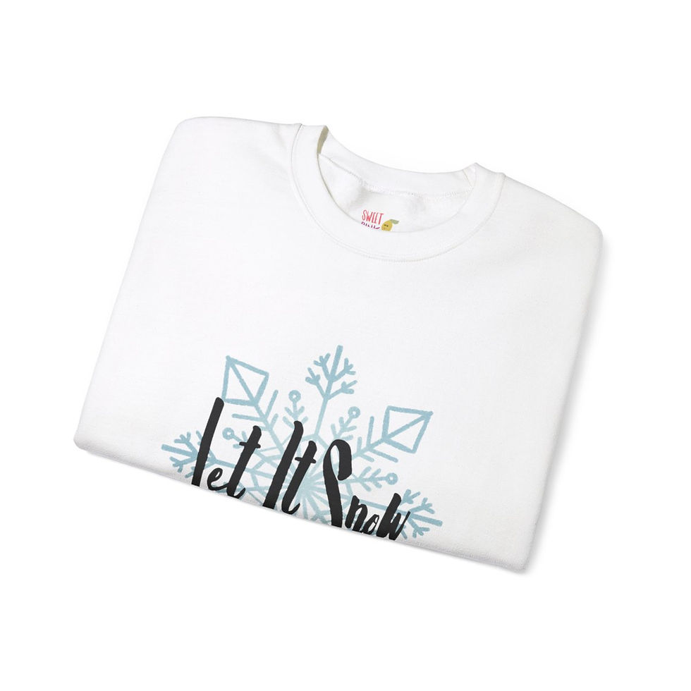 Thumbnail: Let It Snow Unisex Heavy Blend™ Crewneck Sweatshirt