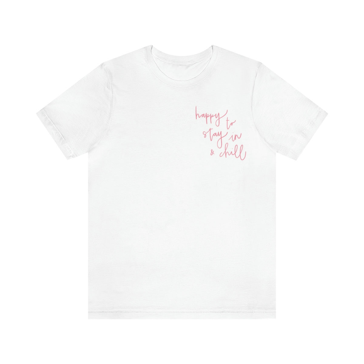 Unisex Stay In & Chill Jersey Short Sleeve Tee
