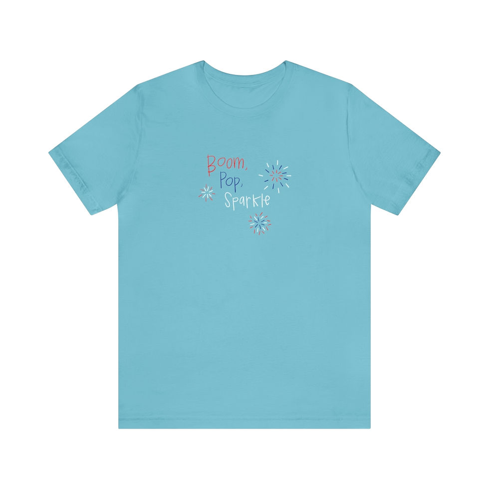 Thumbnail: Unisex Boom Pop Sparkle Jersey Short Sleeve Tee