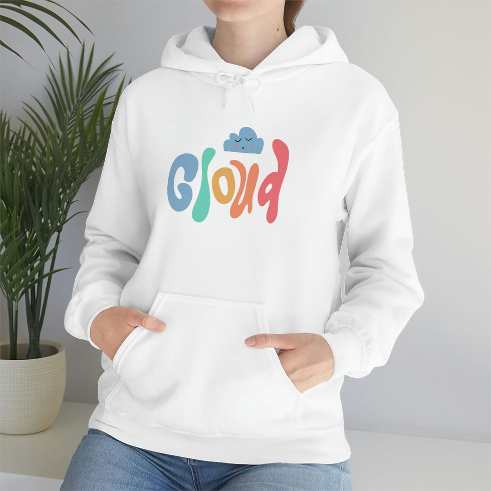 Thumbnail: Unisex Hippie Cloud Heavy Blend™ Hooded Sweatshirt