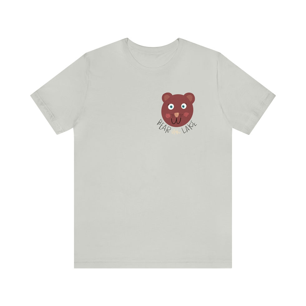 Thumbnail: Unisex Bear Bear Lake Jersey Short Sleeve Tee