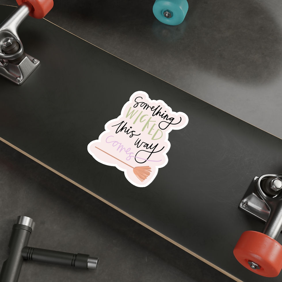 Thumbnail: Something Wicked This Way Comes Die-Cut Stickers