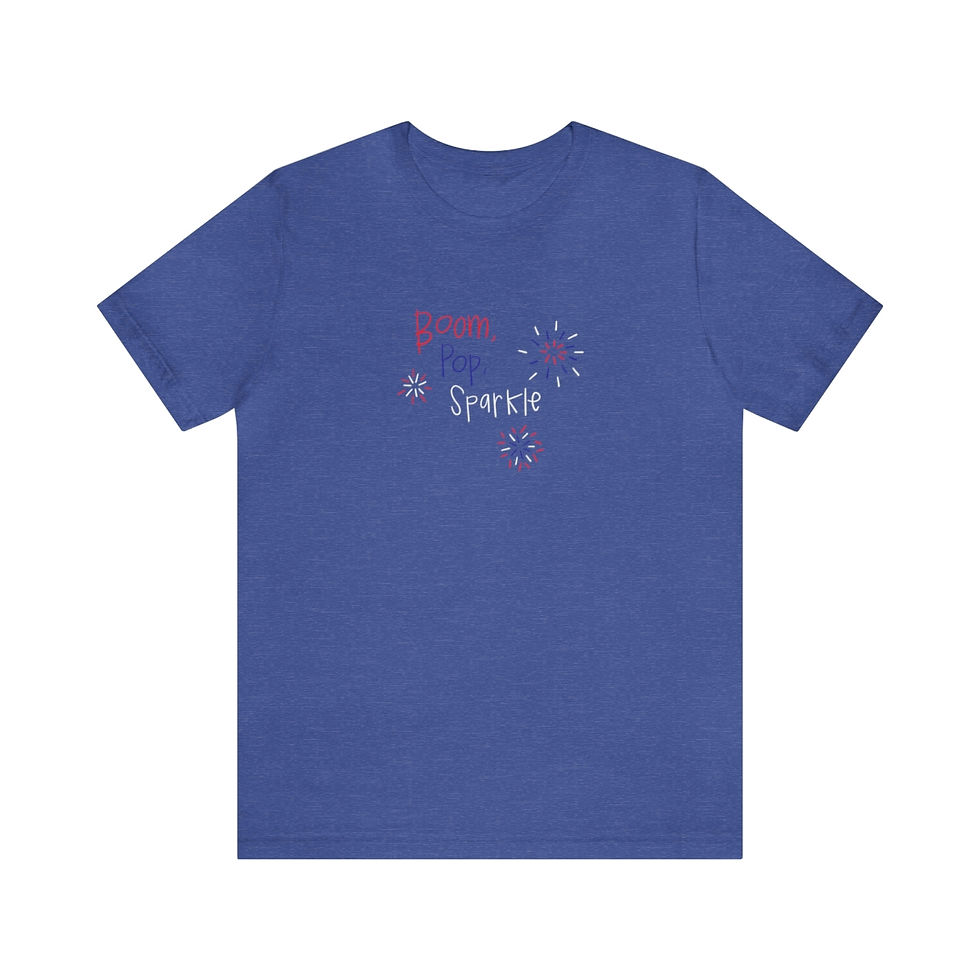 Thumbnail: Unisex Boom Pop Sparkle Jersey Short Sleeve Tee