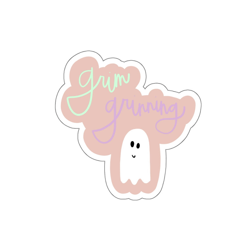 Thumbnail: Grim Grinning Ghosts Die-Cut Stickers