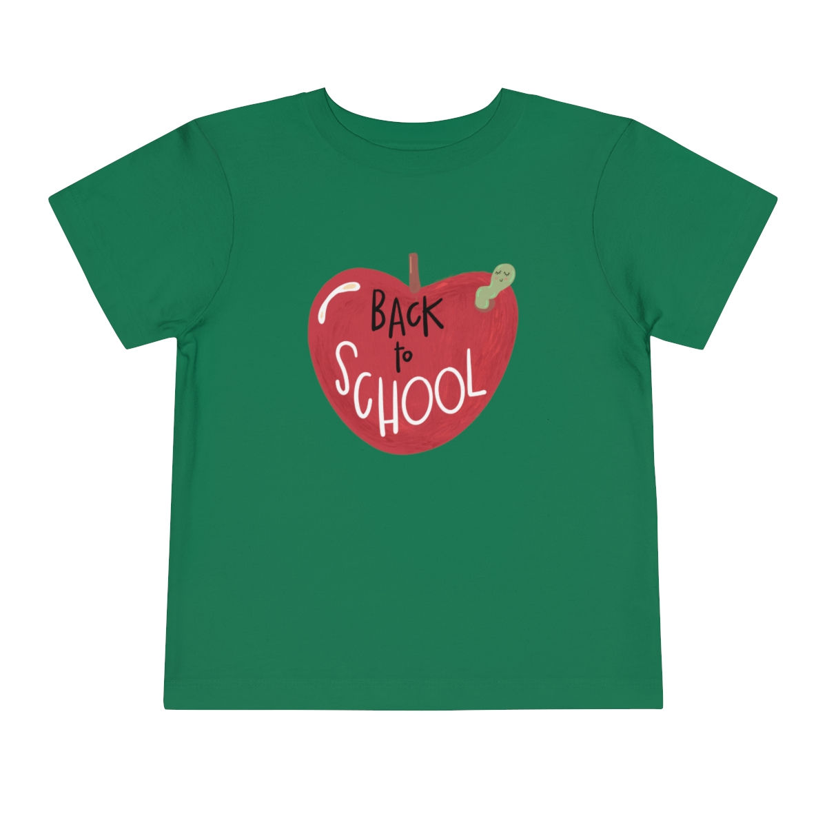 Toddler BTS Apple Worm Short Sleeve Tee
