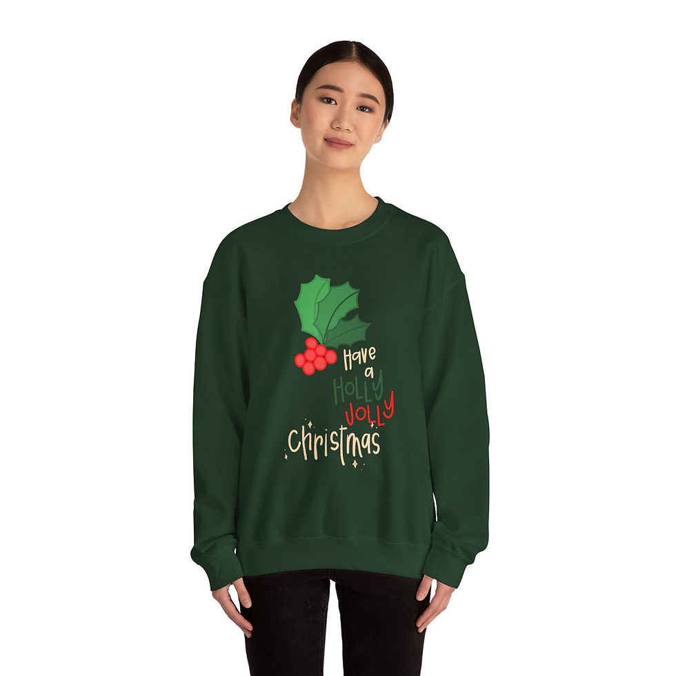 Thumbnail: Have a Holly Jolly Christmas Crewneck Sweatshirt