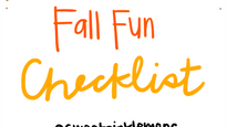Fall Fun Checklist