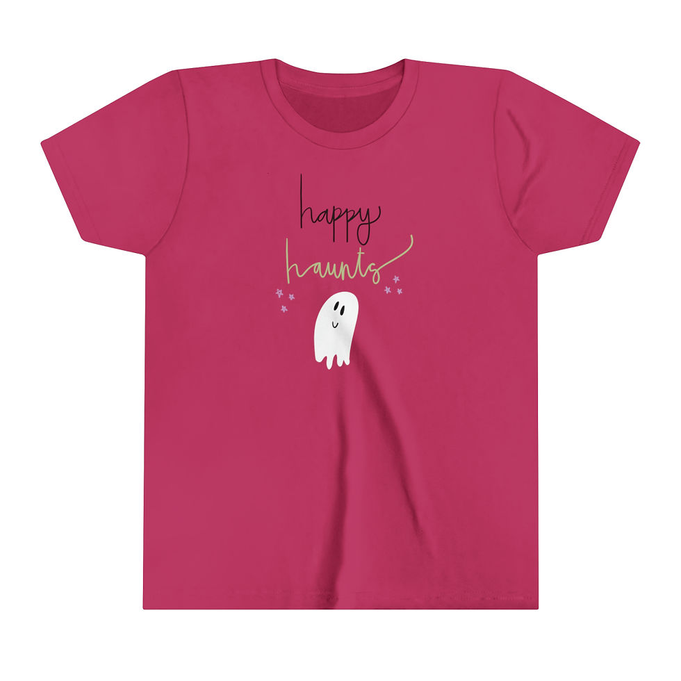 Youth Happy Haunts Short Sleeve Tee
