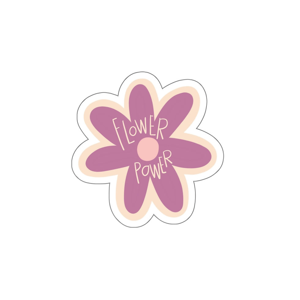 Thumbnail: Flower Power Die-Cut Stickers