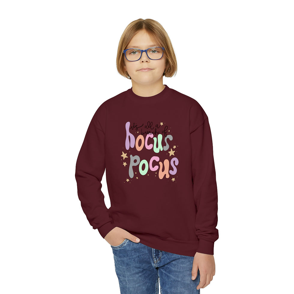 Thumbnail: Youth Hocus Pocus Crewneck Sweatshirt