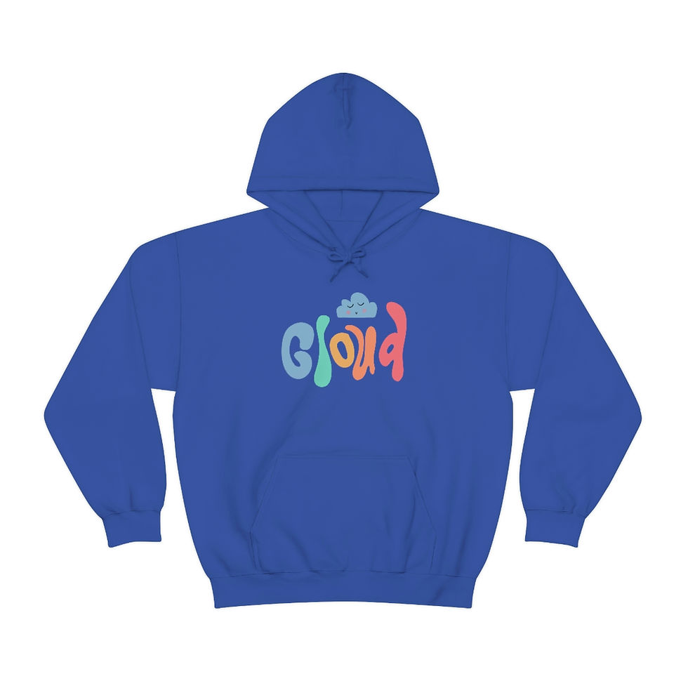 Thumbnail: Unisex Hippie Cloud Heavy Blend™ Hooded Sweatshirt
