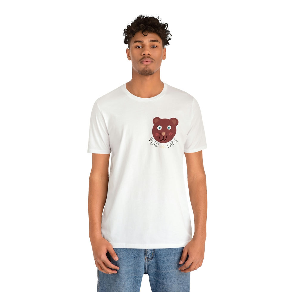 Thumbnail: Unisex Bear Bear Lake Jersey Short Sleeve Tee