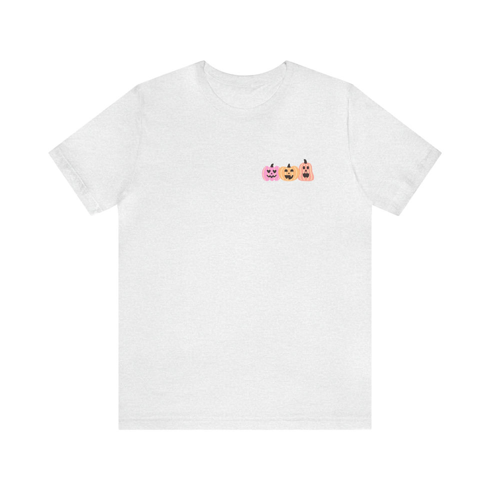 Thumbnail: Unisex Pumpkin Trio Jersey Short Sleeve Tee