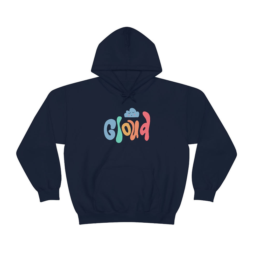 Thumbnail: Unisex Hippie Cloud Heavy Blend™ Hooded Sweatshirt