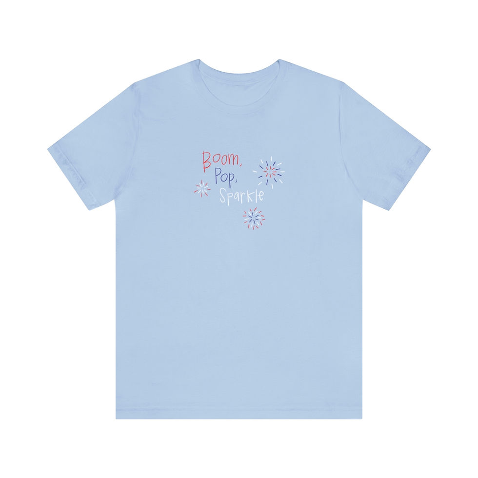 Thumbnail: Unisex Boom Pop Sparkle Jersey Short Sleeve Tee