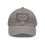 Thumbnail: Bones Heart Halloween Dad Hat with Leather Patch (Rectangle)