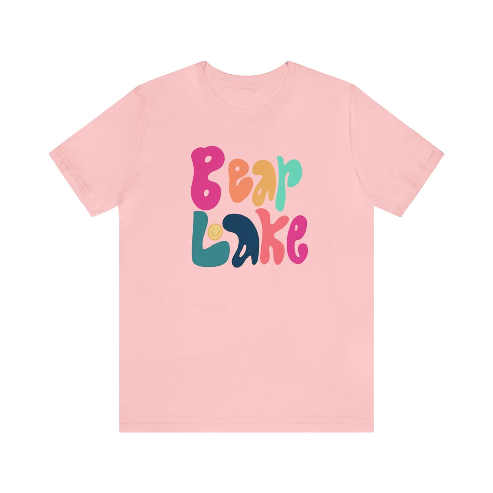 Thumbnail: Unisex Bubble Bear Lake Jersey Short Sleeve Tee