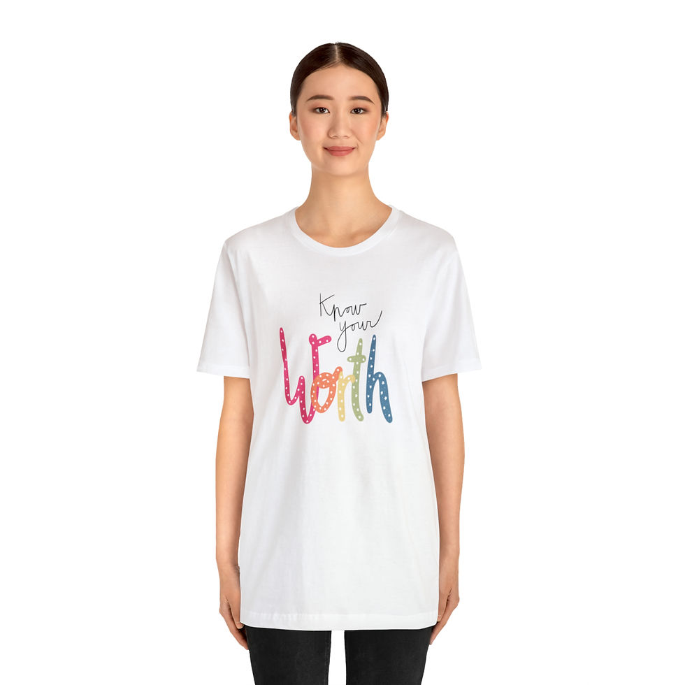 Thumbnail: Unisex Worth Jersey Short Sleeve Tee