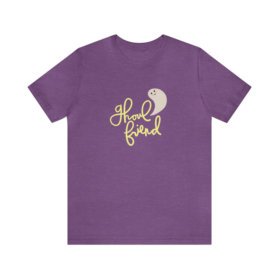 Thumbnail: Unisex Ghoul Friend Jersey Short Sleeve Tee
