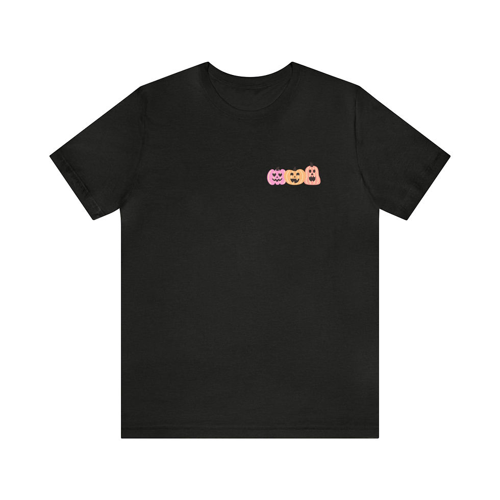 Thumbnail: Unisex Pumpkin Trio Jersey Short Sleeve Tee