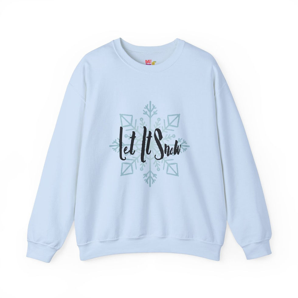 Thumbnail: Let It Snow Unisex Heavy Blend™ Crewneck Sweatshirt