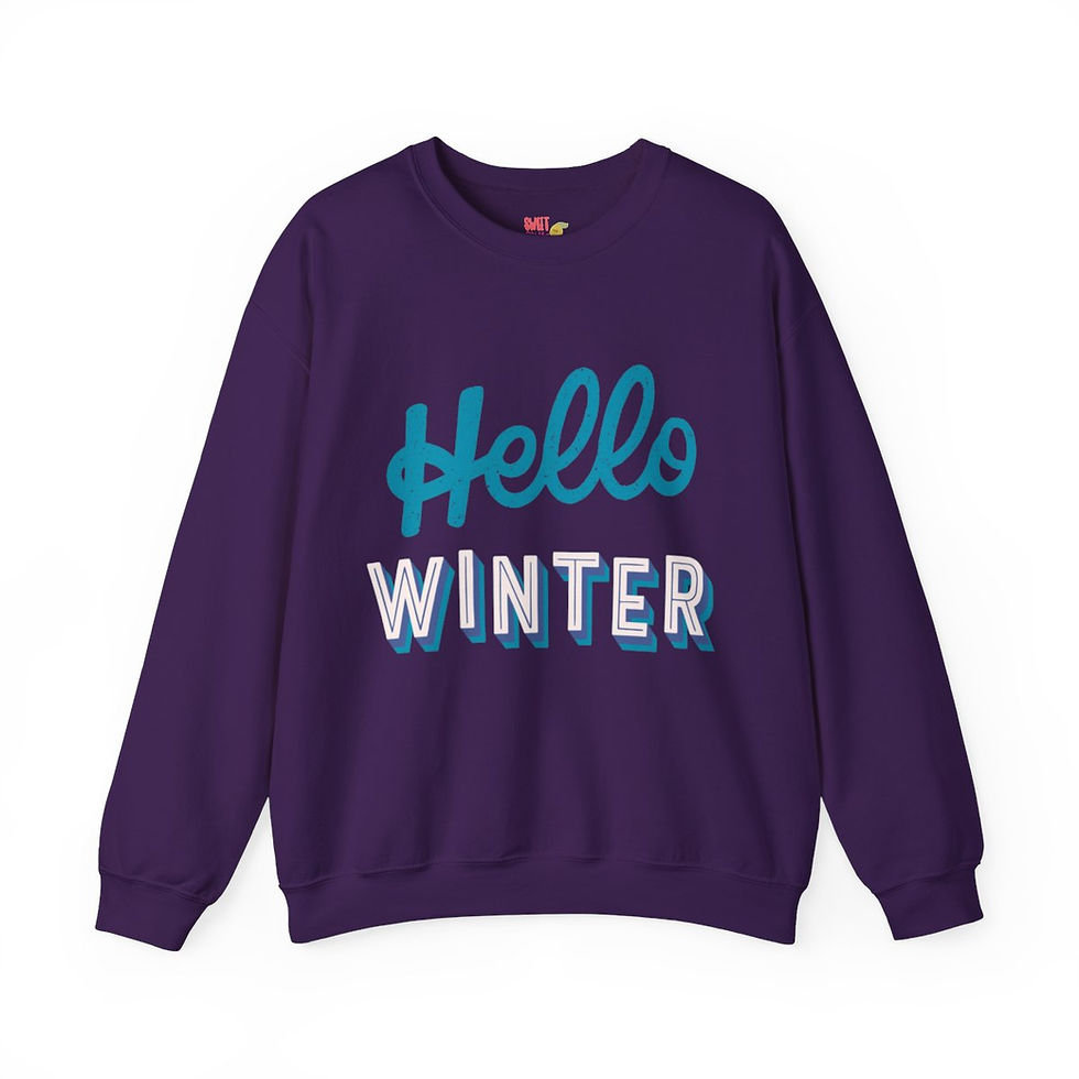 Thumbnail: Layered Winter Unisex Heavy Blend™ Crewneck Sweatshirt