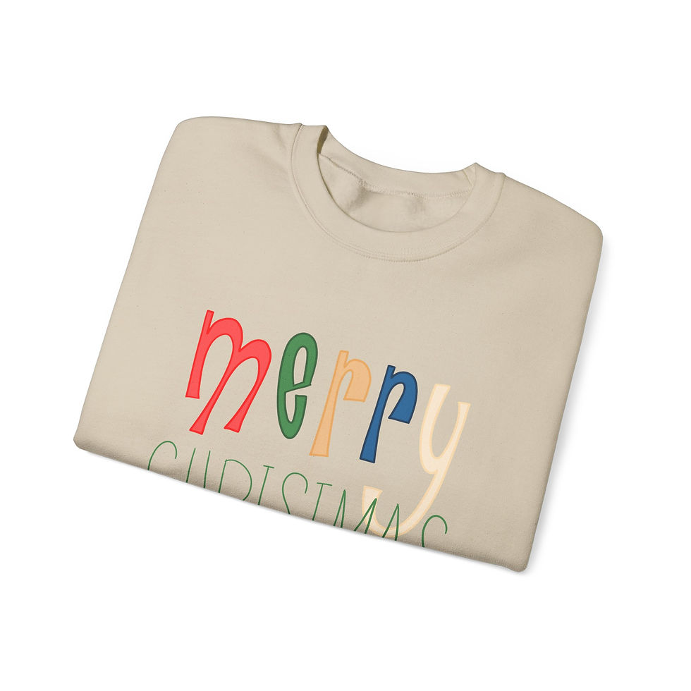 Thumbnail: Merry Christmas Unisex Heavy Blend™ Crewneck Sweatshirt